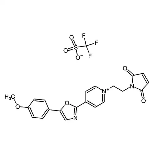 1-[2-(Maleimido)ethyl]-4-[5-(4-methoxyphenyl)-2-oxazolyl] pyridinium triflate