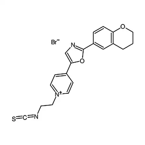 1-(2-Isothiocyanatoethyl)-4-[2-(3,4-dihydro-2H-1-benzopyranyl-6-yl)-5-oxazolyl]pyridinium bromide