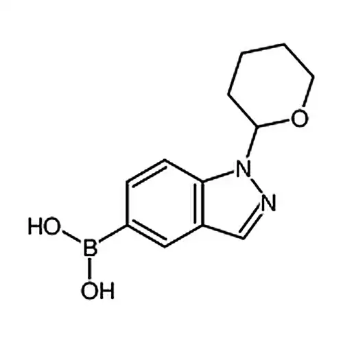 (1-(四水素-2H-吡喃-2-基)-1H-吲唑-5-基)ホウ酸