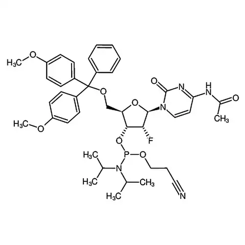 (2R,3R,4R,5R)-5-(4-에틸酰아미노-2-산소代피리미딘-1(2H)-基)-2-((双(4-메틸산소基페닐)(페닐)메틸산소基)메틸)-4-불소테트라히드로푸란-3-基(2-氰에틸)二이소프로필亚인아미드