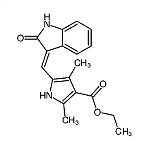2,4-디메틸-5-((2-산소인돌-3-亚메틸)메틸)-1H-피롤-3-羧산에틸에스테르