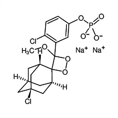 2-塩素-5-（4-メチル酸素基螺1,2-二酸素杂环ブチルアルカン-3,2′-（5-塩素三环3.3.1.13.7デシルアルカン）-4-基 -1-フェニルリン酸二ナトリウム