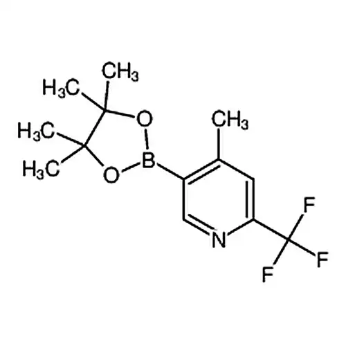 4-메틸-5-(4,4,5,5-四메틸-1,3,2-二산소붕소杂环펜틸알칸-2-基)-2-(三불소메틸)피리딘