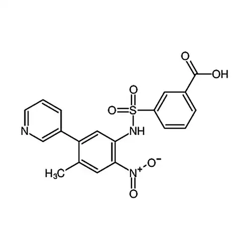 3-(N-(4-メチル-2-ニトロ-5-(ピリジン-3-基)フェニル)氨磺酰基)ベンゼンギ酸
