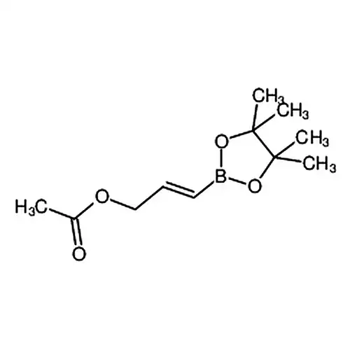 (E)-3-(4,4,5,5-四메틸-1,3,2-二산소붕소杂环펜틸알칸-2-基)엔프로필基 아세트산에스테르