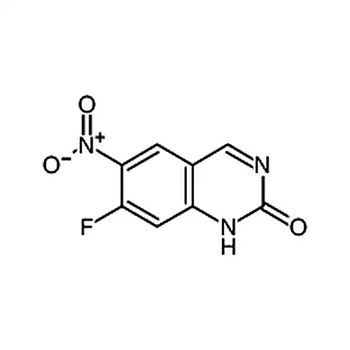 7-Fluoro-6-nitro-4-hydroxyquinazoline