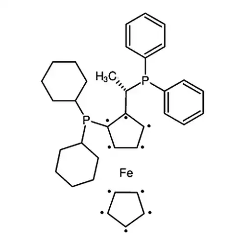 (S)-1-[(R{p})-2-(二环гексил基膦)二茂железа基этил]二фенил膦