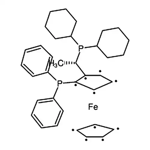 (S)-(+)-1-[(R)-2-(二фенил膦)二茂железа]этил二环гексил基膦