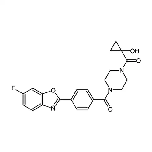 (4-(4-(6-Fluorobenzo[d]oxazol-2-yl)benzoyl)piperazin-1-yl)(1-hydroxycyclopropyl)methanone