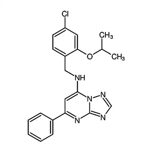 N-(4-хлора-2-异пропилкислорода基бензил)-5-фенил-[1,2 4]三唑并[1,5-a]пиримидин-7-амин