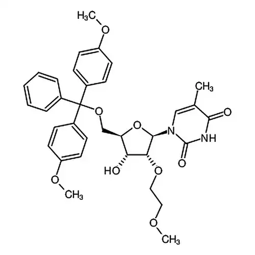 1-((2R,3R,4R,5R)-5-((双(4-메틸산소基페닐)(페닐)메틸산소基)메틸)-4-히드록시-3-(2-메틸산소基에틸산소基)테트라히드로푸란-2-基)-5-메틸피리미딘-2,4(1H,3H)-二케톤