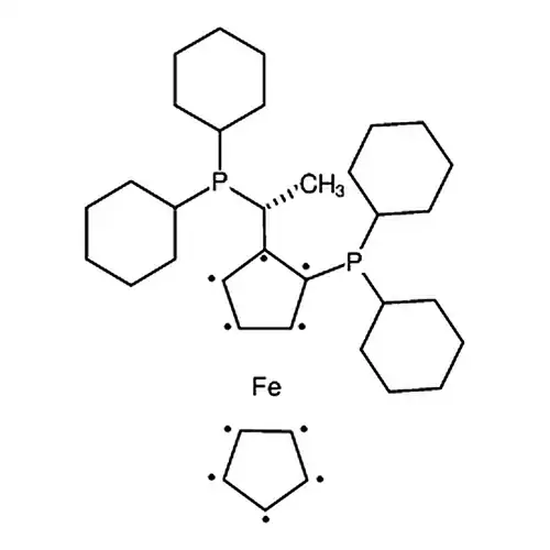 (R)-(-)-1-[(S)-2-( 二环ヘキシル基膦基)二茂鉄基]エチル二环ヘキシル基膦