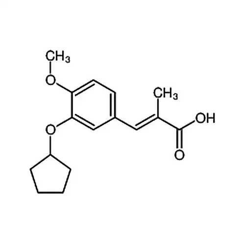 (E)-3-(3-(环ペンチル酸素基)-4-メチル酸素基フェニル)-2-メチルアクリル酸