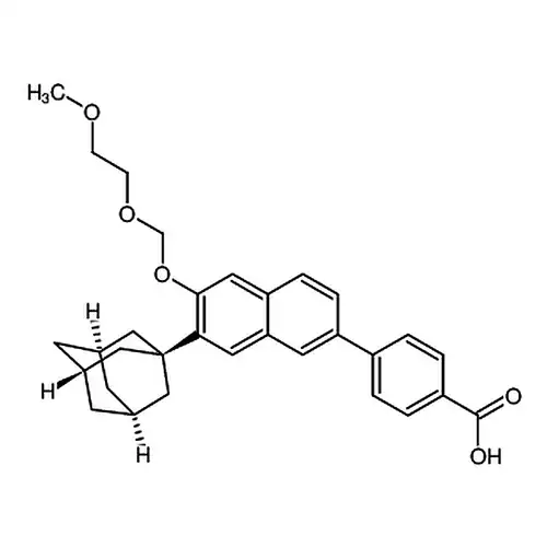 4-[7-(1-금刚알칸基)-6-(2-메틸산소基에틸산소基메틸산소基)萘-2-基]벤젠개미산