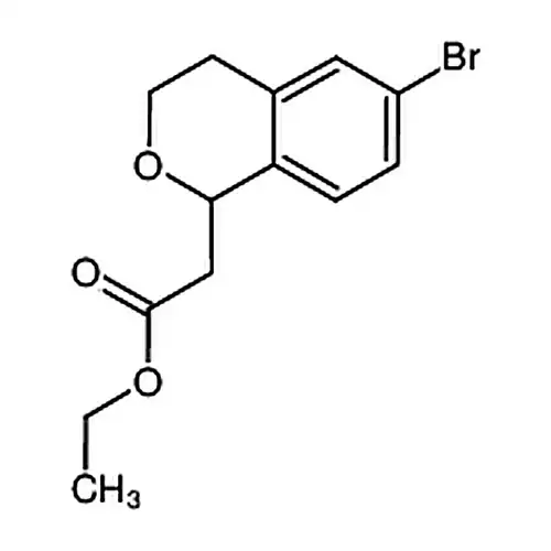 (6-臭素-异色满-1-基)-酢酸エチルエステル
