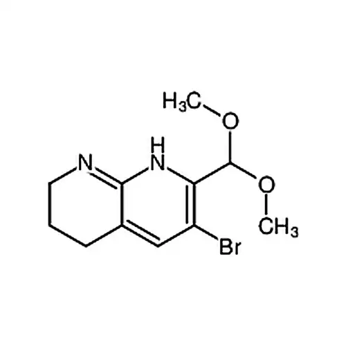 6-臭素-7-(二メチル酸素基メチル)-1，2，3，4-四水素-1，8-萘啶