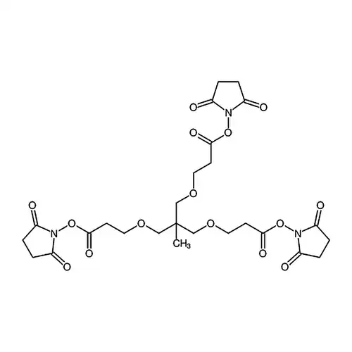 m-C-tri(CH2-PEG1-NHSester)