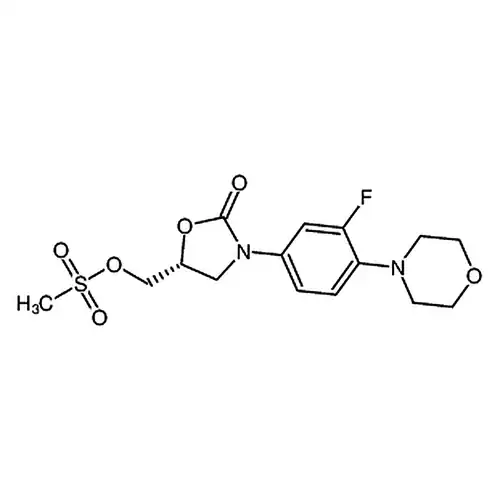 (R)-N-[3-(3-불소-(4-吗啉基)페닐)-2-산소代-5-옥사졸알칸基]메탄올메틸술폰산에스테르