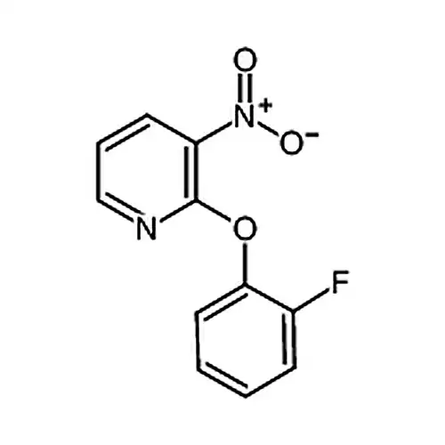2-(2-фторабензолкислорода基)-3-нитро피리딘