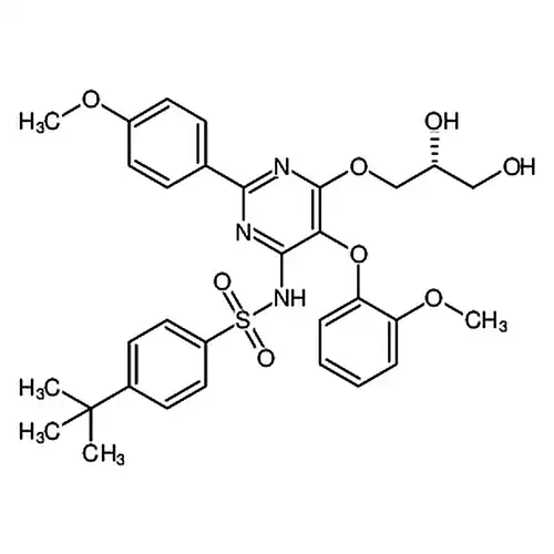 (R)-4-(трет-бутил)-N-(6-(2,3-二гидроксипропилкислорода基)-5-(2-метилкислорода基бензолкислорода基)-2-(4-метилкислорода基фенил)пиримидин-4-基)бензол磺амид