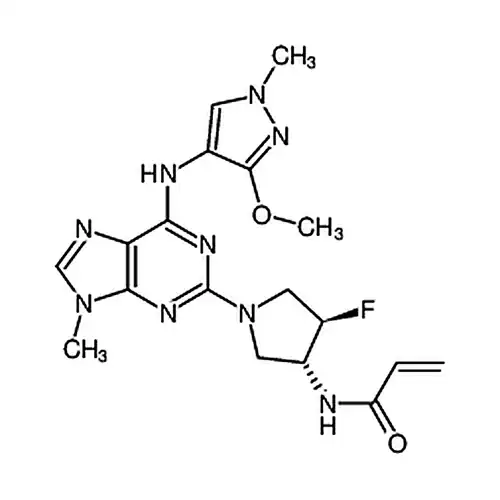 N-((3R，4R)-4-Fluoro-1-(6-((3-methoxy-1-methyl-1H-pyrazol-4-yl)amino)-9-methyl-9H-purin-2-yl)pyrrolidin-3-yl)acrylamide