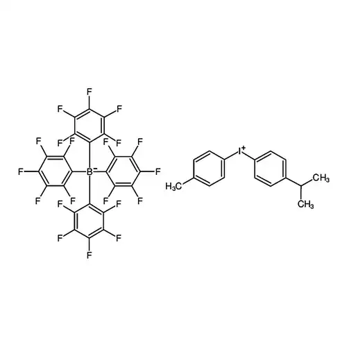 (4-methylphenyl)-(4-propan-2-ylphenyl)iodanium,tetrakis(2,3,4,5,6-pentafluorophenyl)boranuide