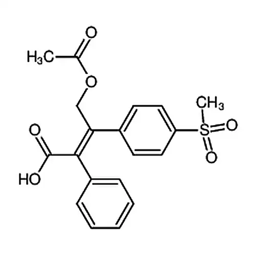 (Z)-4-этил酰кислорода基-3-(4-(метил磺酰基)фенил)-2-фенилбутил-2-енкислота