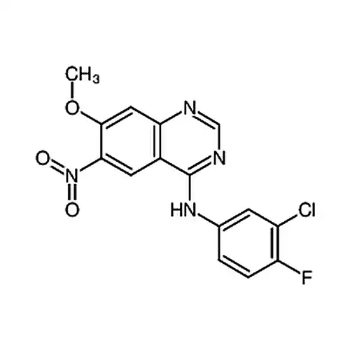 N-(3-塩素-4-フッ素フェニル)-7-メチル酸素基-6-ニトロ喹唑啉-4-アミン