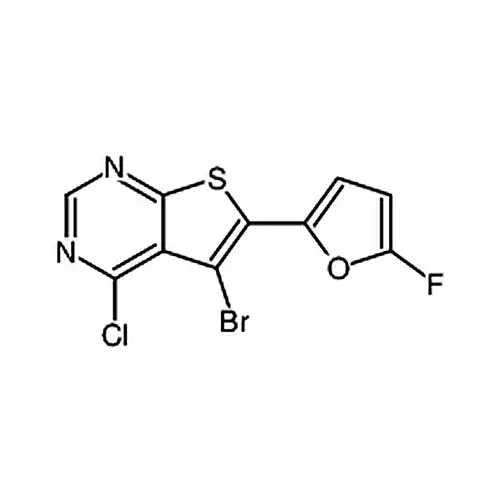 5-브롬-4-염소-6-(5-불소피리딘-2-基)티오펜并[2,3-d]피리미딘