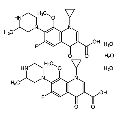 加替沙星水和物