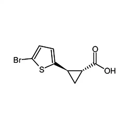 (1S，2S)-rel-2-(5-브롬티오펜-2-基)环프로필알칸-1-羧산