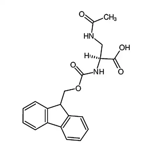 (S)-2-((((9H-芴-9-基)메틸산소基)羰基)아미노)-3-에틸酰아미노프로피온산