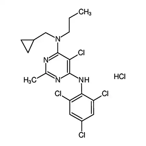 5-塩素-N-(环プロピル基メチル)-2-メチル-N-プロピル基-N'-(2，4，6-三塩素フェニル)ピリミジン-4，6-二アミン