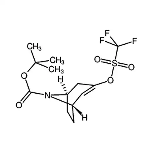 8-Boc-3-(三фтораметил磺酰кислорода基)-8-азота杂双环[3.2.1]октил-3-ен