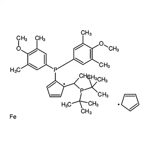 (R)-1-[(R)-2-[双(4-メチル酸素基-3,5-ジメチルフェニル)膦基]二茂鉄基}エチル二tert-ブチル膦