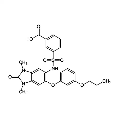 3-(N-(1，3-диметил-2-кислорода代-6-(3-пропилкислорода基бензолкислорода基)-2，3-二водорода-1H-бензол并[d]имидазол-5-基)氨磺酰基)бензолмуравьиная кислота