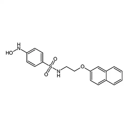 4-(hydroxyamino)-N-[2-(naphthalen-2-yloxy)ethyl]benzene-1-sulfonamide