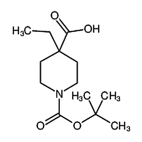 1-Boc-4-エチル-4-哌啶ギ酸