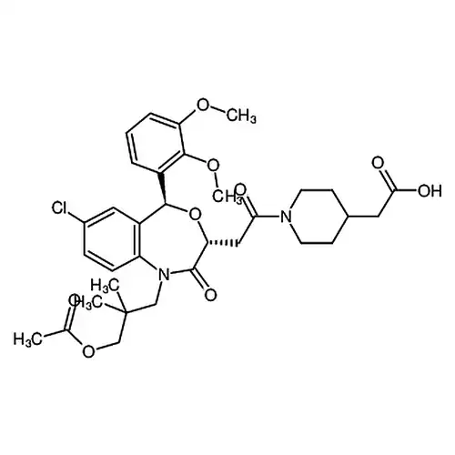 2-(1-(2-((3R,5S)-1-(3-에틸酰산소基-2,2-디메틸프로필基)-7-염소-5-(2,3-二메틸산소基페닐)-2-산소代-1,2,3,5-四수소벤젠并[e][1,4]산소질소杂卓-3-基)아세틸)哌啶-4-基)아세트산