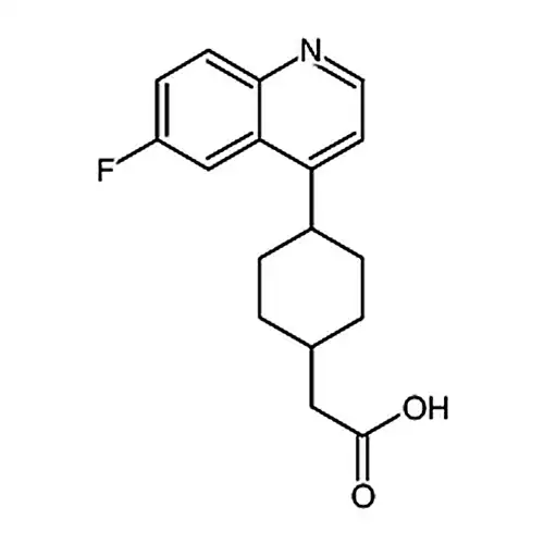 2-(4-(6-フッ素キノリン-4-基)环ヘキシル基)酢酸