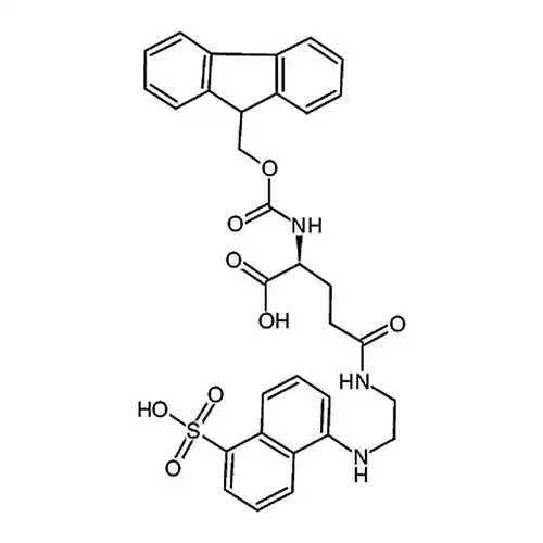 (S)-2-((((9H-芴-9-基)메틸산소基)羰基)아미노)-5-산소代-5-((2-((5-술폰산萘-1-基)아미노)에틸)아미노)펜틸산