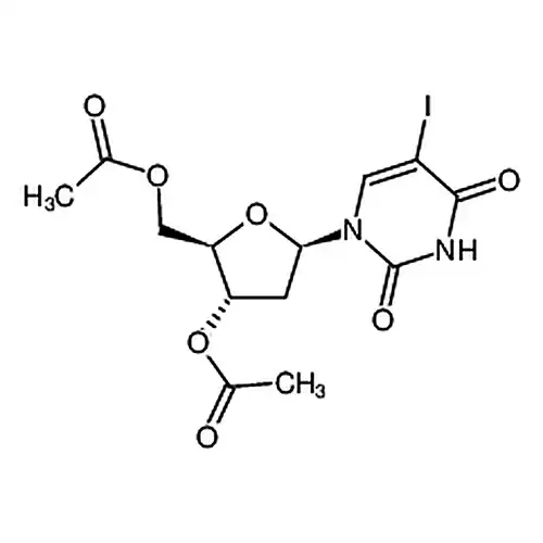 ((2R,3S,5R)-3-에틸酰산소基-5-(5-요오드-2,4-二산소代-3,4-二수소피리미딘-1(2H)-基)테트라히드로푸란-2-基)메틸 아세트산에스테르