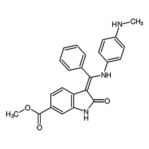 (Z)-3-(((4-(메틸아미노)페닐)아미노)(페닐)亚메틸)-2-산소代二수소인돌-6-羧산메틸에스테르(尼达尼布불순물)