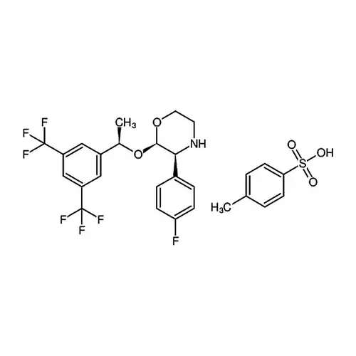 (2R,3S)-2-((R)-1-(3,5-Bis(trifluoromethyl)phenyl)ethoxy)-3-(4-fluorophenyl)morpholine 4-methylbenzenesulfonate