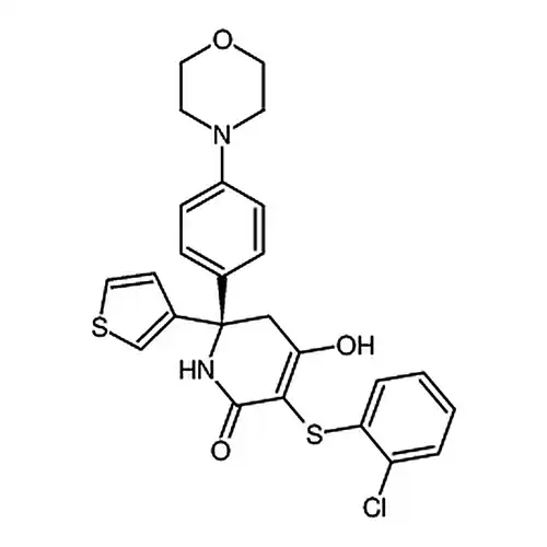(R)-3-((2-염소페닐)황基)-4-히드록시-6-(4-吗啉페닐)-6-(티오펜-3-基)-5,6-二수소피리딘-2(1H)-케톤