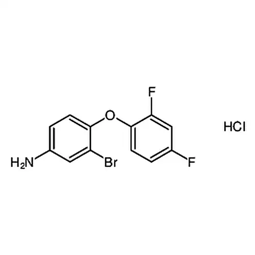 3-브롬-4-(2，4-二불소벤젠산소基)아닐린염산염