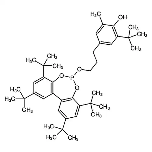 2-(tert-부틸)-6-메틸-4-(3-((2，4，8，10-四(tert-부틸)二벤젠并[D，F][1，3，2]二恶인环헵틸알칸-6-基)산소)프로필基)페놀