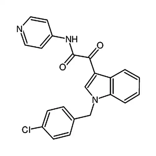 2-(1-(4-塩素ベンジル)-1H-インドール-3-基)-2-酸素代-N-(ピリジン-4-基)エチルアミド