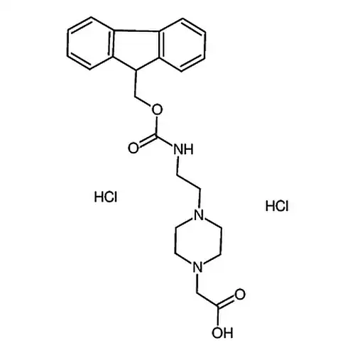 2-(4-(2-((((9H-Fluoren-9-yl)methoxy)carbonyl)amino)ethyl)piperazin-1-yl)acetic acid dihydrochloride