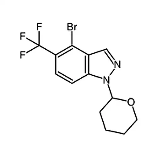 4-брома-1-(四водорода-2H-吡喃-2-基)-5-(三фтораметил)-1H-吲唑